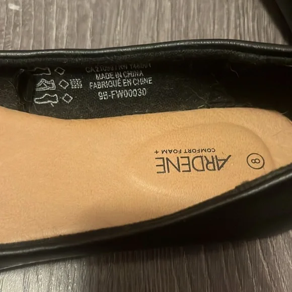 ☀️NWOT Arden size 8 slip on black flats - Picture 7 of 7